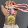 Llavero Colgante para Teléfono de Hello Kitty Lindo Gato Dorado Lanyard para Bolso Dorado Dibujo Animado Dorado Colgante de Pegatina Dorada
