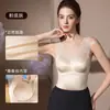 Nueva Ropa Interior Sexy de Satén con Encaje para Mujer, Camisola Larga con Cuello en V Profundo, Anti-Exposición, Cómoda, Sin Costuras, Hermoso Diseño de Espalda, Camisola para Mujer