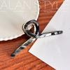 Arlan Novo Ácido Acético Hairpin Alloy Shark Clip One-word Grab Clip Grande Quantidade de Cabelo Multi-Francês Acessórios Avançados para o Cabelo