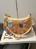 Bolso de Hombro para Mujer con Bordado de Lentejuelas Estilo Nacional de Diseño de Nicho Transfronterizo Bolso de Axila Tendencia Coreana para Mujer