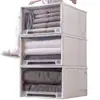 Caixa Organizadora Plástica Doméstica Atacado Armário de Armazenamento Gaveta de Roupas Caixa de Armazenamento Caixa de Armazenamento Transparente para Organizar Roupas