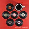 Posavasos Retro de Disco Creativo de Vinilo Almohadilla Aislante de Calor Almohadilla para CD Plástico Uso Diario para el Hogar