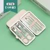Conjunto de Cortadores de Unha para Uso Doméstico, Cortadores de Unha, Ferramentas de Pedicure, Kit de Manicure e Cuidados com as Unhas, Armazenamento de Cortadores de Unha