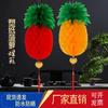 Linterna de Manzana Piña de Papel de Plástico Rojo Año Nuevo Exterior Plegable Linterna de Panal Venta al por Mayor Diseño de Centro Comercial Adornos Colgantes Festival de Primavera