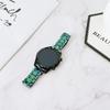 Adecuado para pulsera de reloj inteligente Samsung Huawei 20 mm 22 mm pulsera de plástico colorida galvanizada de cintura pequeña