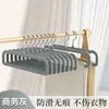 Organizador de cabides antiderrapante e que não marca para pendurar calças, cabideiro para uso doméstico, adequado para dormitórios estudantis, portátil e antiderrapante