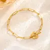 Set de Joyería Personalizado Collar de Cadena Geométrico Simple Estilo Fresco Pulsera Ot Estilo Japonés y Coreano Grueso Ins Flor de Ciruelo para Mujeres