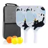 Set de Raquetas de Pickleball para Niños Set Deportivo Dibujos Animados Fibra de Vidrio Estudiante Especial Regalo de Pickleball Mayoreo