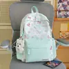 Mochilas Escolares Transfronteiriças para Meninas do Ensino Fundamental e Médio, Novo Estilo, Aparência Premium, Mochilas Fofas Estilo Desenho Animado para Meninas, Mochilas para Meninas