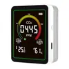 Detector Formaldehído 6 en 1 Co Dióxido de Carbono Pm2.5 Pm10 Tvoc para Uso Doméstico