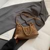 Bolso Pequeño Retro de Comercio Exterior para Mujer 2025 Otoño e Invierno Nuevo Bolso Cruzado Versátil de Moda Súper Popular Bolso de Hombro Único