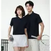 Uniformes de Trabalho Corporativos Masculinos e Femininos, Camisetas Polo de Verão Frescas para Team Building de Restaurantes e Supermercados, Camisas de Manga Curta com Proteção Solar e Logo Bordado