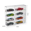 Caja de Almacenamiento para Modelos de Coches de Juguete Vitrina Estante de Almacenamiento Domeka Hot Wheels Acrílico Transparente