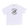 Suministro Mayorista Transfronterizo de Marca de Moda, Dropshipping de Comercio Exterior, Camiseta de Manga Corta Pesada Bape Cabeza de Mono Tiburón 230g 30