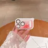 Película de areia líquida com glitter criativa adequada para protetor de lente de alta definição Apple 18 Pro Max, iPhone 17 Pro resistente a arranhões e inquebrável