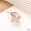 Nuevos y creativos accesorios de aleación de zinc con forma de gema de amor, moda versátil, multiestilo, para zapatos con agujeros, accesorios de flor