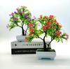 Planta Simulada En Maceta Versátil Planta Verde Árbol Pequeño Bonsái Decoración de Interior Bonsái Escritorio de Oficina Adornos Pequeños