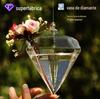 Criativo estilo pastoral vaso de vidro diamante hidropônico Flor Moda Casa