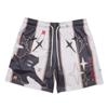 Pantalones Cortos Deportivos, Pantalones Cortos de Playa de Verano, Material de Malla, Transpirables y Absorbentes del Sudor, Pantalones Cortos de Fitness para Baloncesto de Corte Holgado, Pantalones Cortos de Playa de Malla