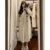 Abrigo de Lana Mujer 2026 Nuevo Otoño Invierno Estilo Coreano Sensación de Alta Gama Petite Mediano-Largo Abrigo de Lana Engrosado Moderno