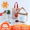 Bolsa de aislamiento de alimentos, suministro directo de fábrica, personalizada, de gran capacidad, para pollo con coco, papel de aluminio, bolsa de aislamiento portátil no tejida.