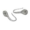 HOT Pearl acessórios S925 prata esterlina moda estilo coreano micro-incrustado brincos brincos brincos 10-12mm suporte vazio sem contas