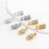 Conector Chapado en Cobre Forma de Cintura Pequeña Microincrustado Circonita Accesorios para Pulsera Collar DIY Wholesale B71