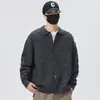 Cárdigan suéter para hombre con cuello, colección otoño/invierno 2026, con un estilo relajado y moderno, corte casual y versátil prenda de punto exterior