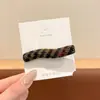 Pinza para el Cabello de Lana con Estampado de Leopardo para Otoño e Invierno para Mujer, Elegante Pinza para Flequillo Lateral, Pinza BB de Gama Alta para Pelos Sueltos, Pasador de Moda Estilo Retro