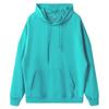 Primavera e Outono Loose Shoulder Sweater CVC Algodão Capuzado Pullover Camisa Moda Marca Publicidade Camisa Flexível Custom Pattern LOGO