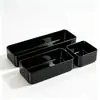 Cajas de almacenamiento de PET con compartimentos, organizadores de cajones y cajas de almacenamiento multifuncionales para cajones de cocina, al por mayor transfronterizo