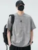 Camiseta de Manga Corta de Marca de Moda para Hombre, Nuevo Estilo Verano 2026, Estampado Tie-Dye, Holgada y Versátil, Camiseta de Media Manga a la Moda para Hombre, Moderna