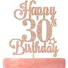 Tarjeta de pastel de cumpleaños caliente transfronteriza felizcumpleaños fiesta de cumpleaños vestido INS brillo insertable venta al por mayor