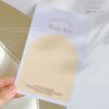 Luxo leve de alta qualidade estilo ins cartão de papel halo rosa papelão desgaste pontual cartão de unha papelão de exibição de unhas atacado