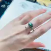 Anillo de Borla de Loto para Mujer Apertura Ajustable 2023 Nuevo Diseño de Nicho Joyería Anillo Simple