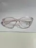 Óculos gatinho de armação grande para mulheres, estilo moderno e retrô, com bloqueio de luz azul e lentes transparentes, estilo coreano, adequados para usar sem maquiagem