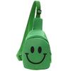 Bolsa de regalo para escuela preescolar viaje de vacaciones Mochila pequeña para niños Bolso de pecho para niña estilo occidental Bolsa para salir cara sonriente de celebridad de internet