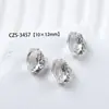Moda Popular Arte de Uñas Huevo de Paloma Joyería Serie de Cristal de Alta Calidad Rhinestones Transparentes Ovalados Delgados Súper Brillantes para Uñas