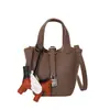 Bolso de Mano Pequeño Texturizado Transfronterizo para Mujer 2026 Nuevo Vintage Versátil Elegante Bolso Cubo para Viaje Diario Bolso de Hombro Único Bolso Cruzado