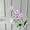 Lirios Artificiales de Doble Pétalo Impresos en 3D para Decoración de Bodas, Arreglos Florales Artificiales, Decoraciones de Pasillo de Boda, Arreglos Florales de Piso, Materiales Florales Suaves