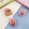 Molde de silicona con forma de tren de conejo, resistente a altas temperaturas, molde artesanal, apto para uso alimentario. Molde para fondant, chocolate y yeso.