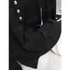 Recomendación Principal26 Nuevo Modelo de Principios de Primavera Chaleco de Punto Texturizado de Algodón Modal con Botón Dorado en Relieve Manga Corta Camisa de Manga Larga