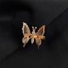 Grampo de cabelo de borboleta móvel Mori Girl's Metal Hairpin Internet Celebrity Same Style Antique Tassel Hanfu Side Clip Headwear