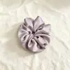 Goma para el pelo Jumbo de Satén Suave Color Sólido Peinado para el Trayecto Perezoso Suave Simple Versátil Temperamento de Alta Gama Goma para el Pelo Accesorios para el Cabello