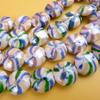 Serie de Dulces Navideños Cristalería Hecha a Mano Comercio Exterior Ins Lindo Árbol de Navidad con Cuentas DIY Collar Hombre de Jengibre Hecho a Mano