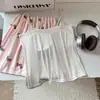 Shorts de Nuevo Estilo de Verano con Almohadillas en el Pecho, Pijama Casual Holgado, Conjunto de Dos Piezas para Mujer para Estar en Casa que Se Puede Usar Afuera