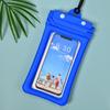 Bolsa Estanque para Celular com Airbag Flutuante Duplamente Selada à Prova d'Água para Derrapagem Praia PVC Transparente com Tela Sensível ao Toque Capa Estanque para Celular