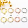 Aretes de Aro de Circonita de Oro de 14K Hechos a Mano DIY Clips para Oreja Ganchos para Aretes Materiales para Aretes Accesorios