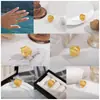 Processamento e Personalização de Joias de Fábrica, Joias Unisex Personalizadas Banhadas a Ouro 18K Cobre, Anéis Personalizados