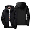 2022 Comercio Exterior Más Vendido Chaqueta de Primavera y Otoño para Hombre Color Sólido Cortavientos Ropa con Protección Solar Ropa de Clase Grupo de Ropa Logo Impreso